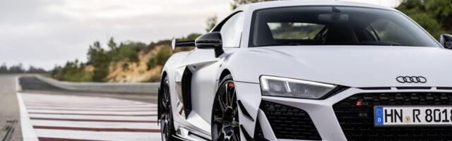 Audi R8 superauto naaseb V-8 hübriidajamiga?