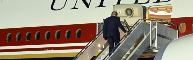 Trump vahetas ootamatult lennukit, kahtlustatakse julgeolekuohtu