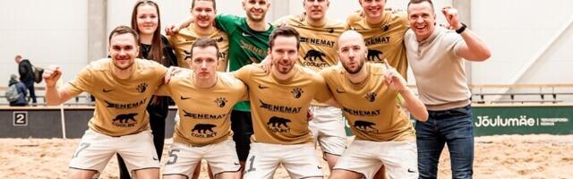 Rannajalgpalli karikaturniiri võitis Augur Enemat