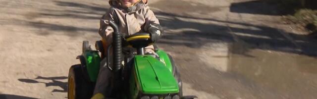 Kolme-aastane põllumees Arti: kõige ägedam töö on kündmine