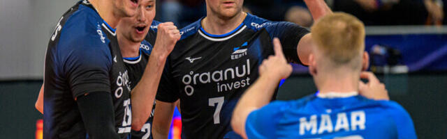 Meeste võrkpallikoondis jätkab Euroopa liigas puhaste paberitega