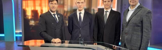 EKRE fraktsiooni noored töövarjud said koos esimehega isegi uudistestuudiosse