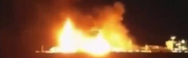 Vahemerel põles Venemaa tanker