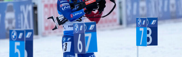 Kümme individuaalset pjedestaalikohta hõivanud laskesuusataja astub kõrvale