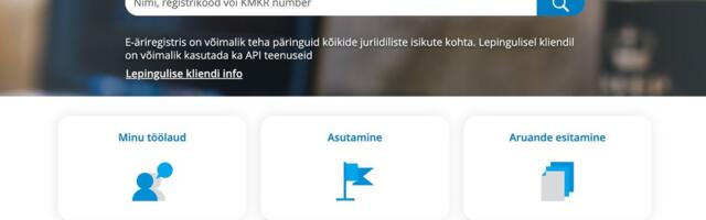 Liiga palju avalikke isikuandmeid. Järelevalvemenetlus äriregistri üle lõppes hoiatusega