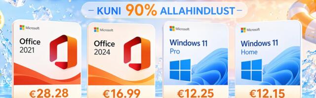 Ainsad kaks asja, mida sinu arvuti sel suvel vajab – Office 2024 Pro hinnaga 16,99 € ja Windows 11 Pro hinnaga 12,25 €
