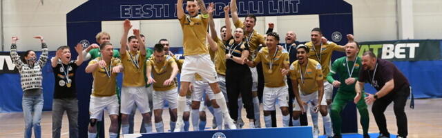 Galerii | Tallinna FC Bunker Partner kaitses karikavõitu