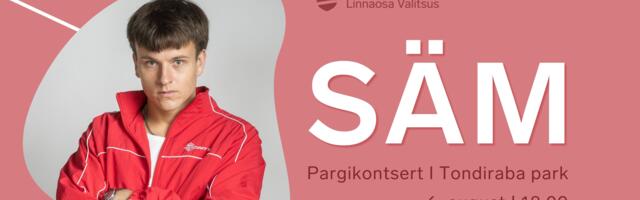 Tondiraba pargis astub üles Lasnamäe pargikontsertide hooaja lõpetaja SÄM