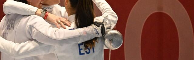 Vägev! Treenerita võistlema sõitnud Eesti epeenaiskond võitis Vancouveri MK-etapi 