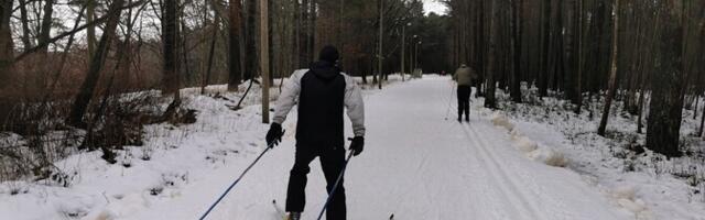 Vaatamata kevadistele ilmadele on suusatajad endiselt radadel