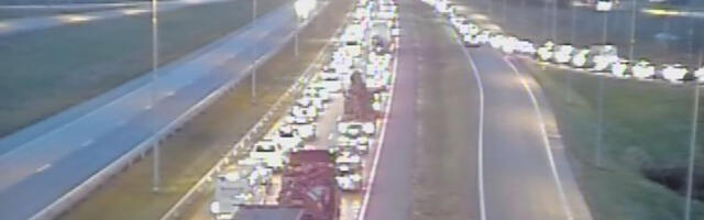 На гельсінкійській кільцевій дорозі великі затори.