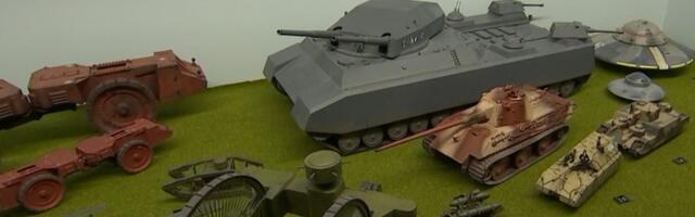 Sõjamuuseumis avati uus militaarmudelite näitus