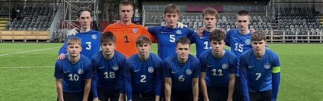 U-19 jalgpallikoondis kaotas viimase sekundi tabamusest Soomele